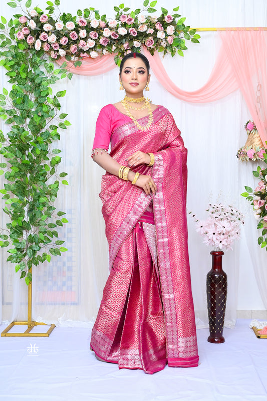 Bridal Mulberry Silk Mekhela Chador
