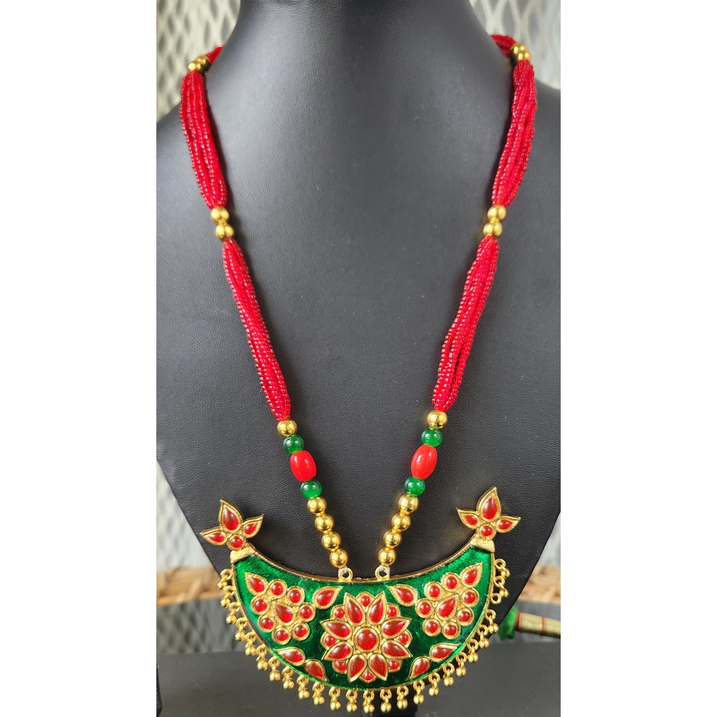 Traditional Assamese Jewellery - Silver Base