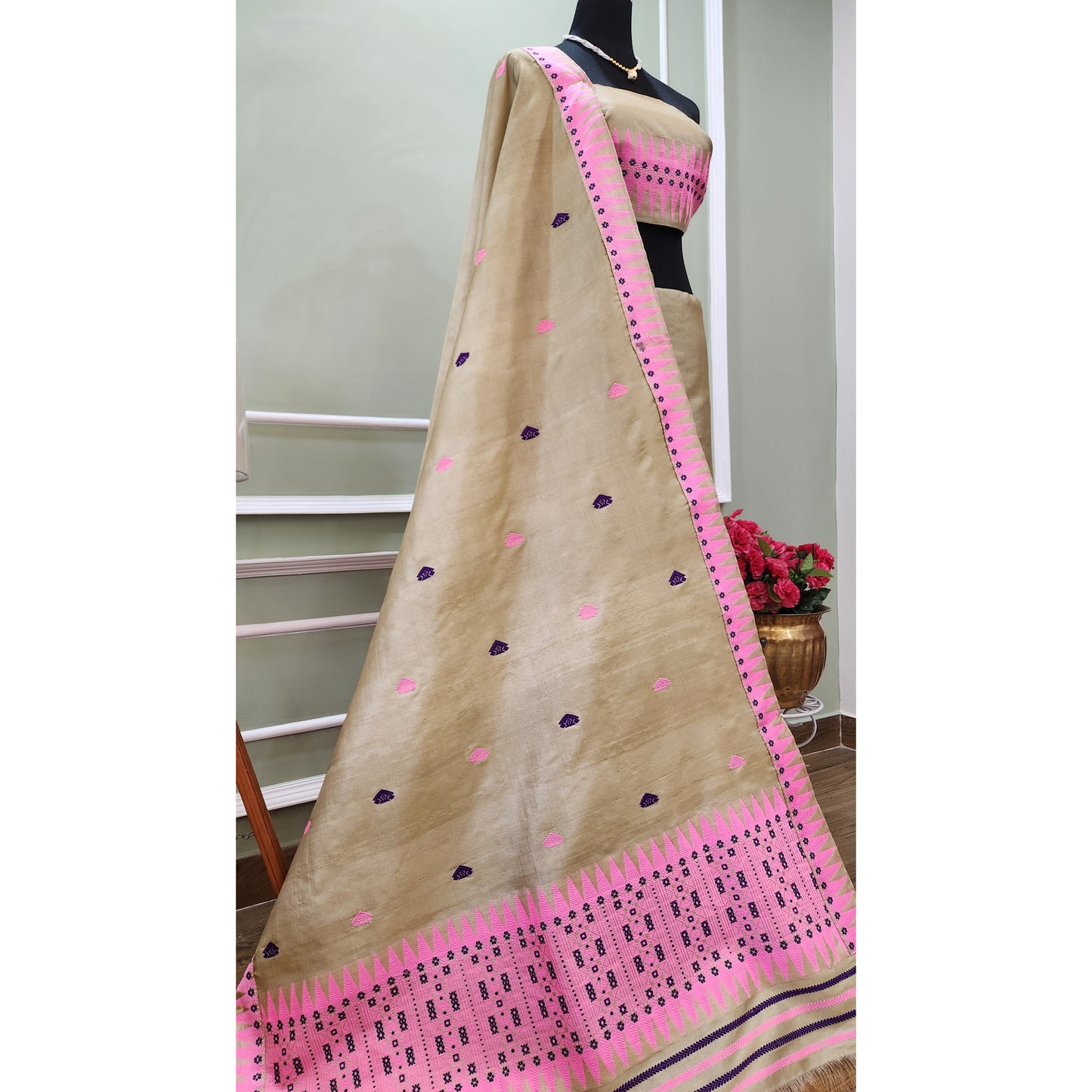 Tassar Silk Mekhela Chador