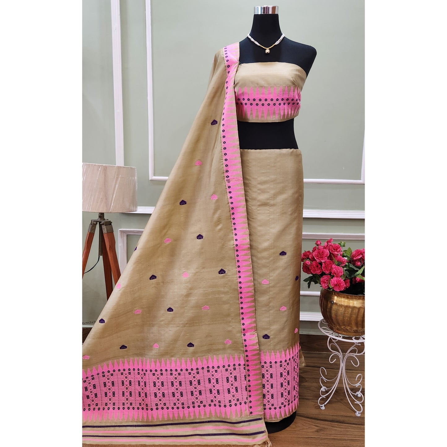 Tassar Silk Mekhela Chador