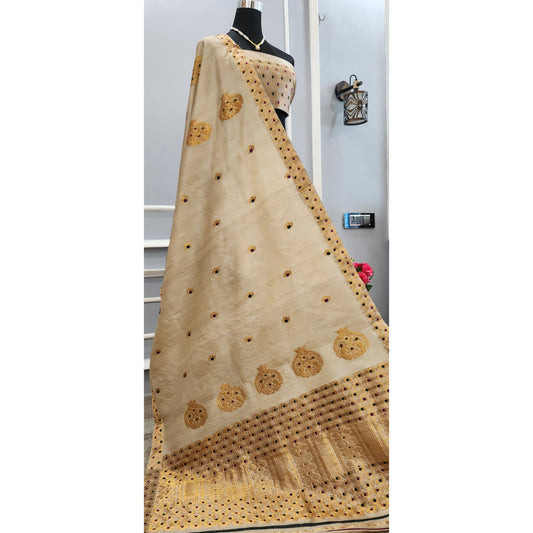 Tassar Silk Mekhela Chador