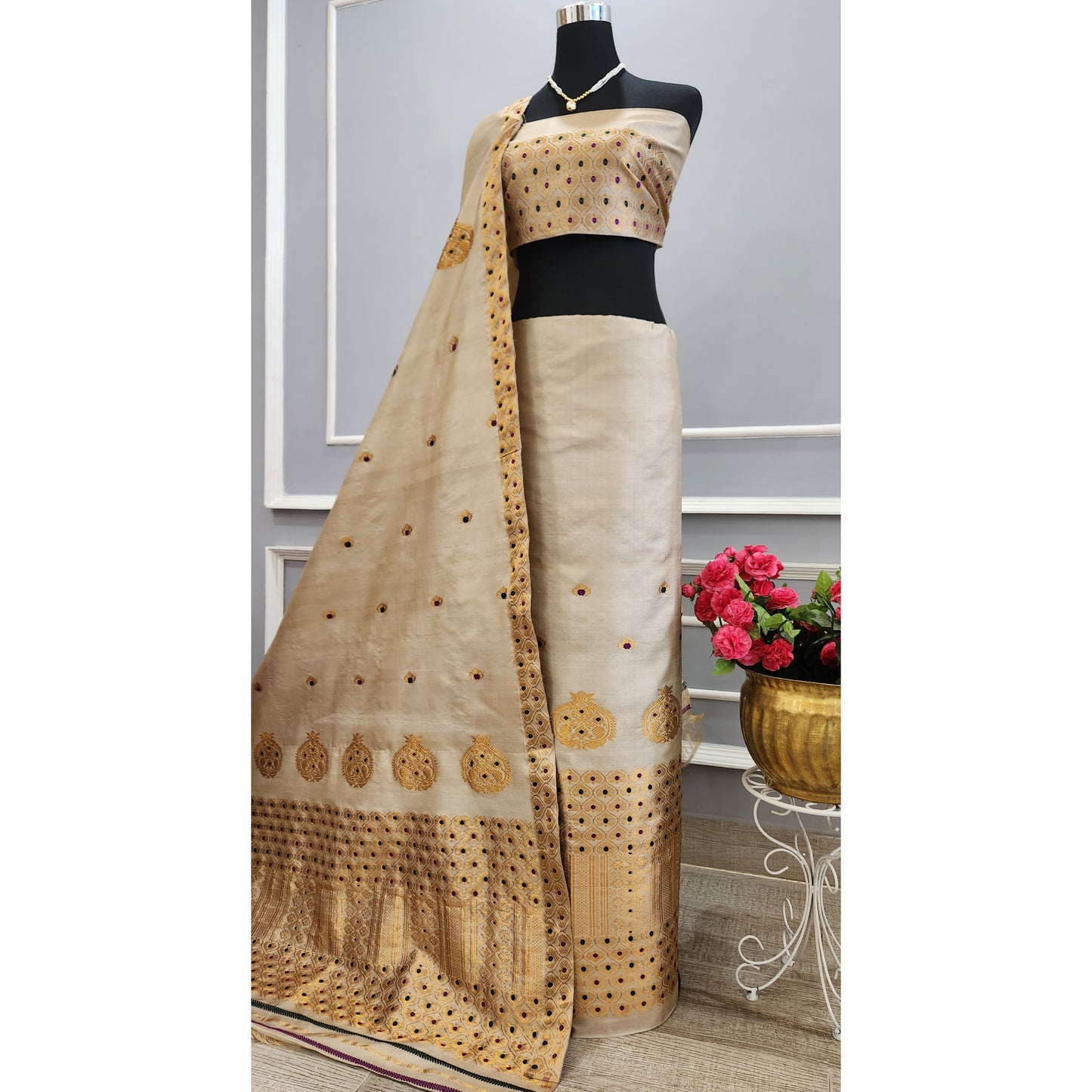 Tassar Silk Mekhela Chador