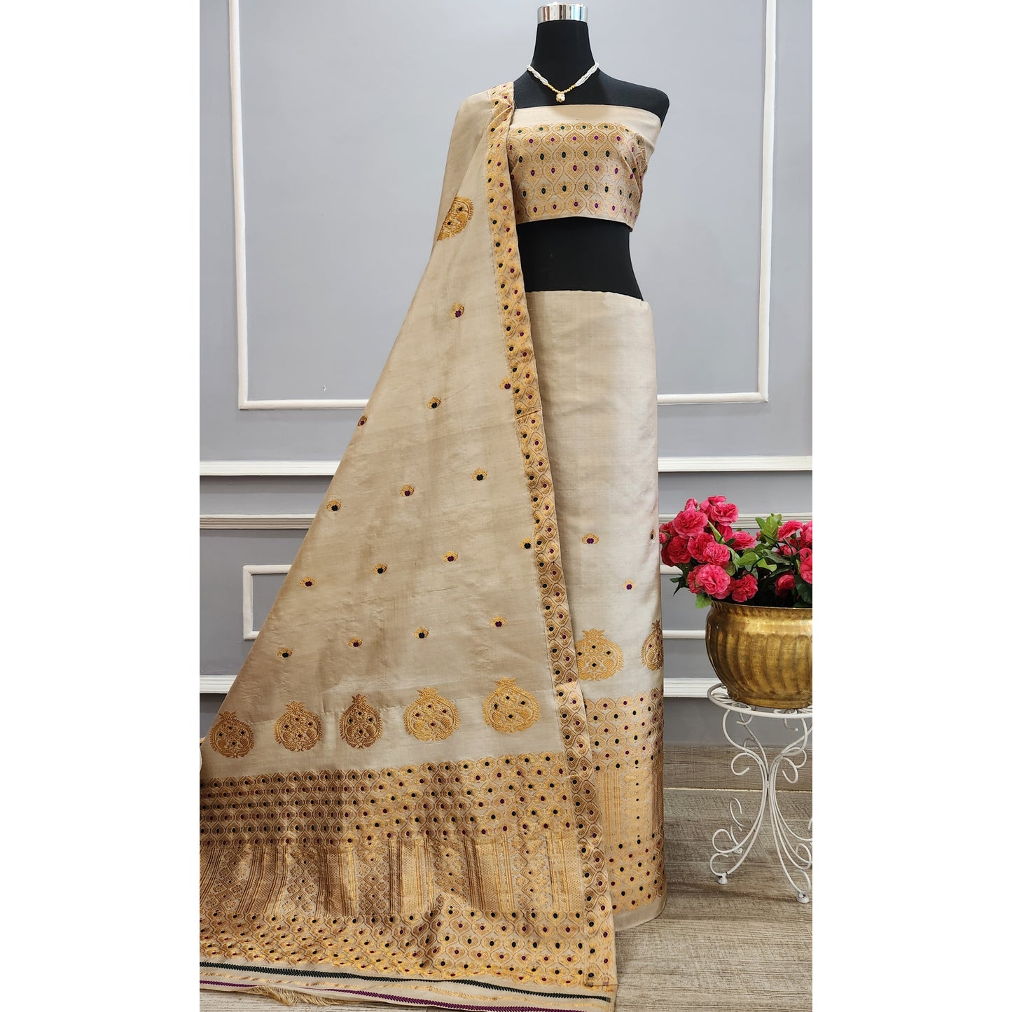 Tassar Silk Mekhela Chador