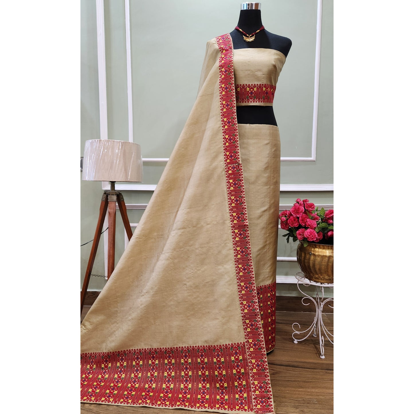 Tassar Silk Mekhela Chador