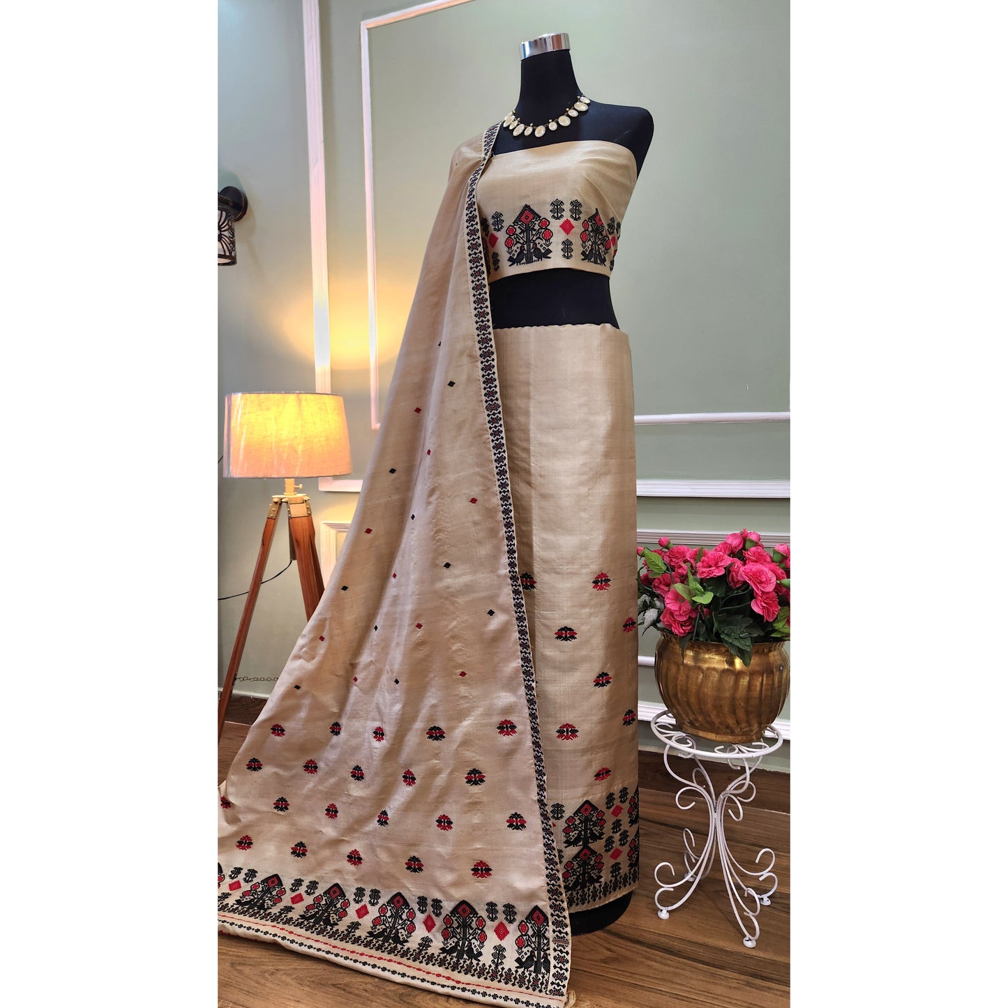 Tassar Silk Mekhela Chador