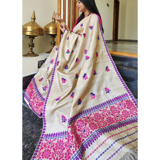Tassar Silk Mekhela Chador