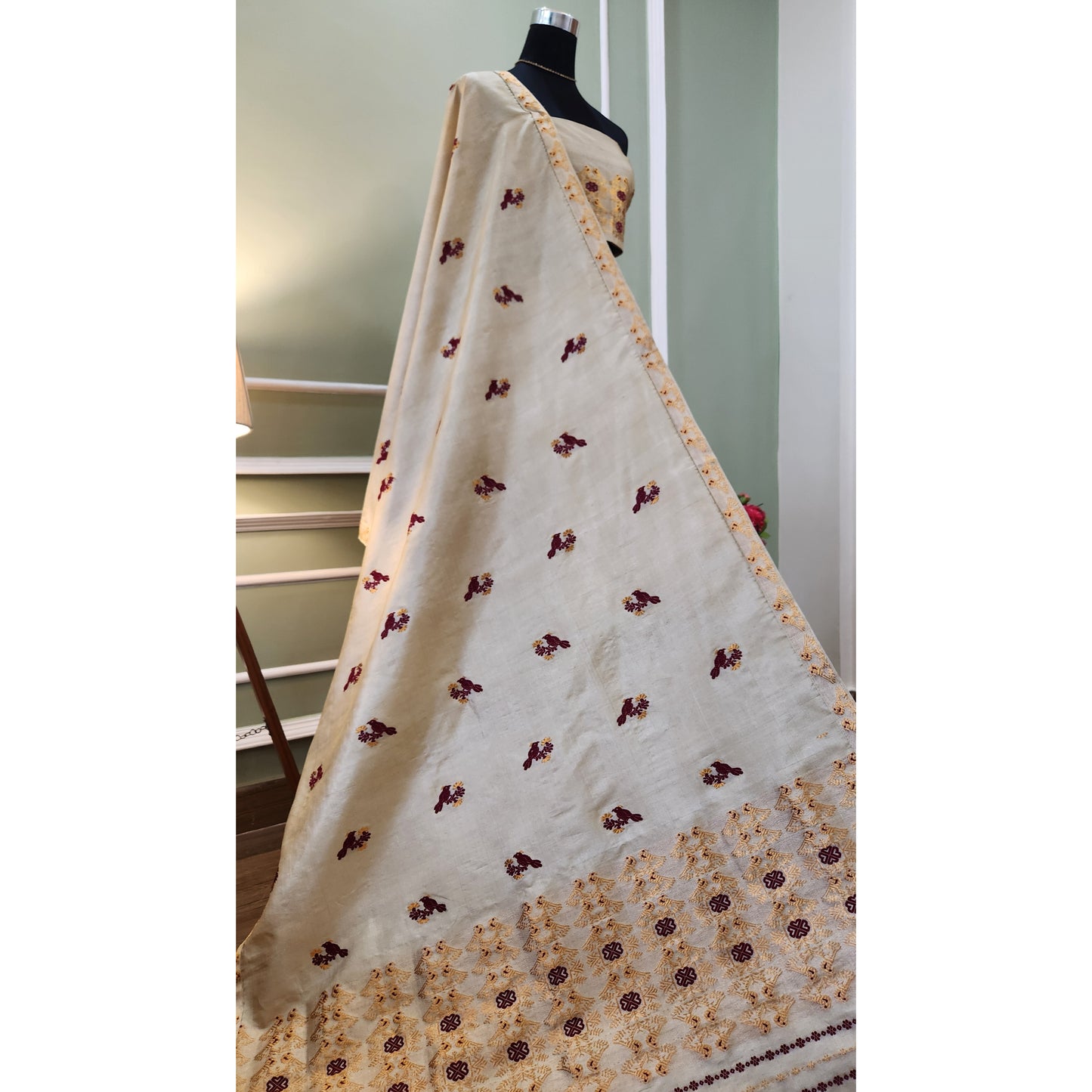 Tassar Silk Mekhela Chador