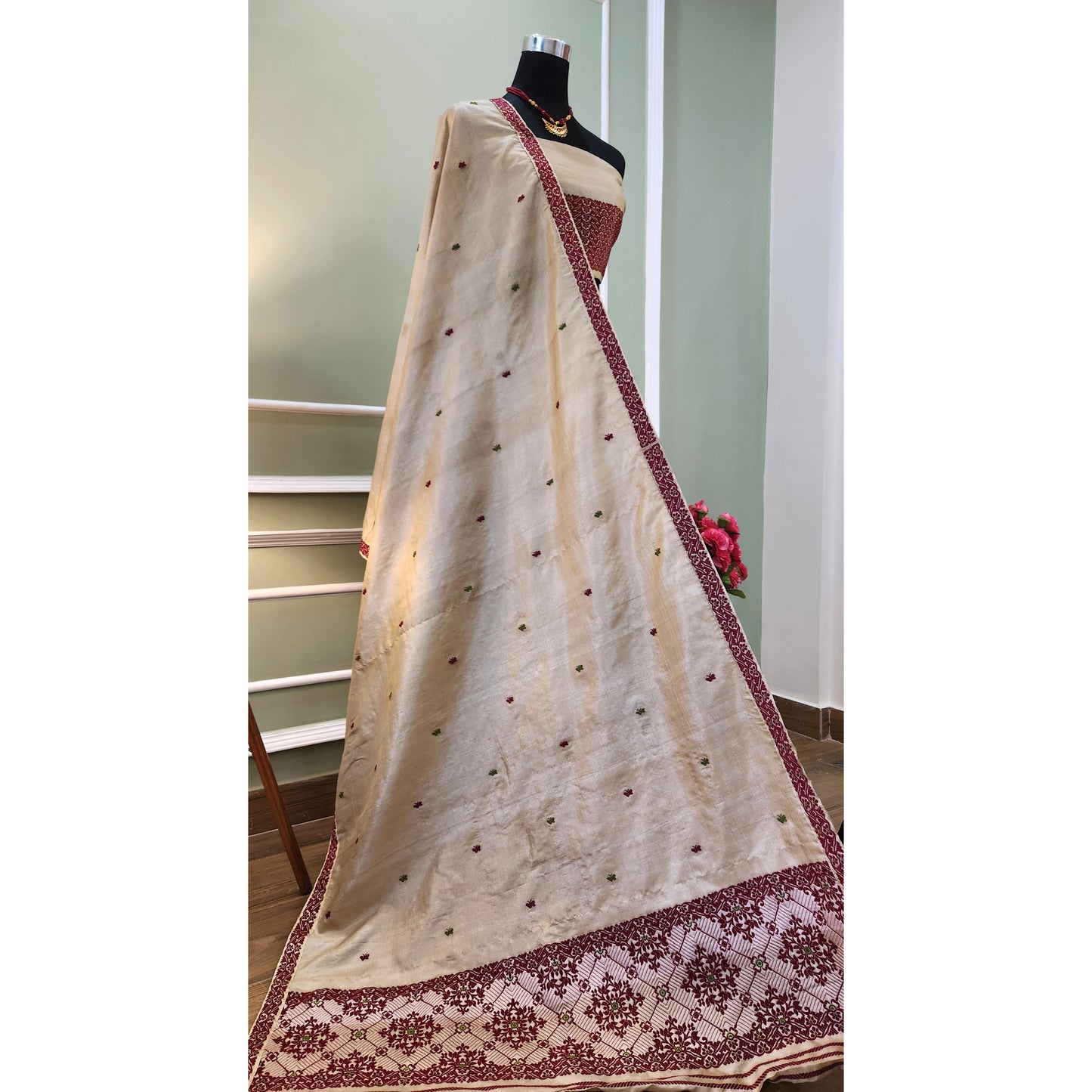 Tassar Silk Mekhela Chador