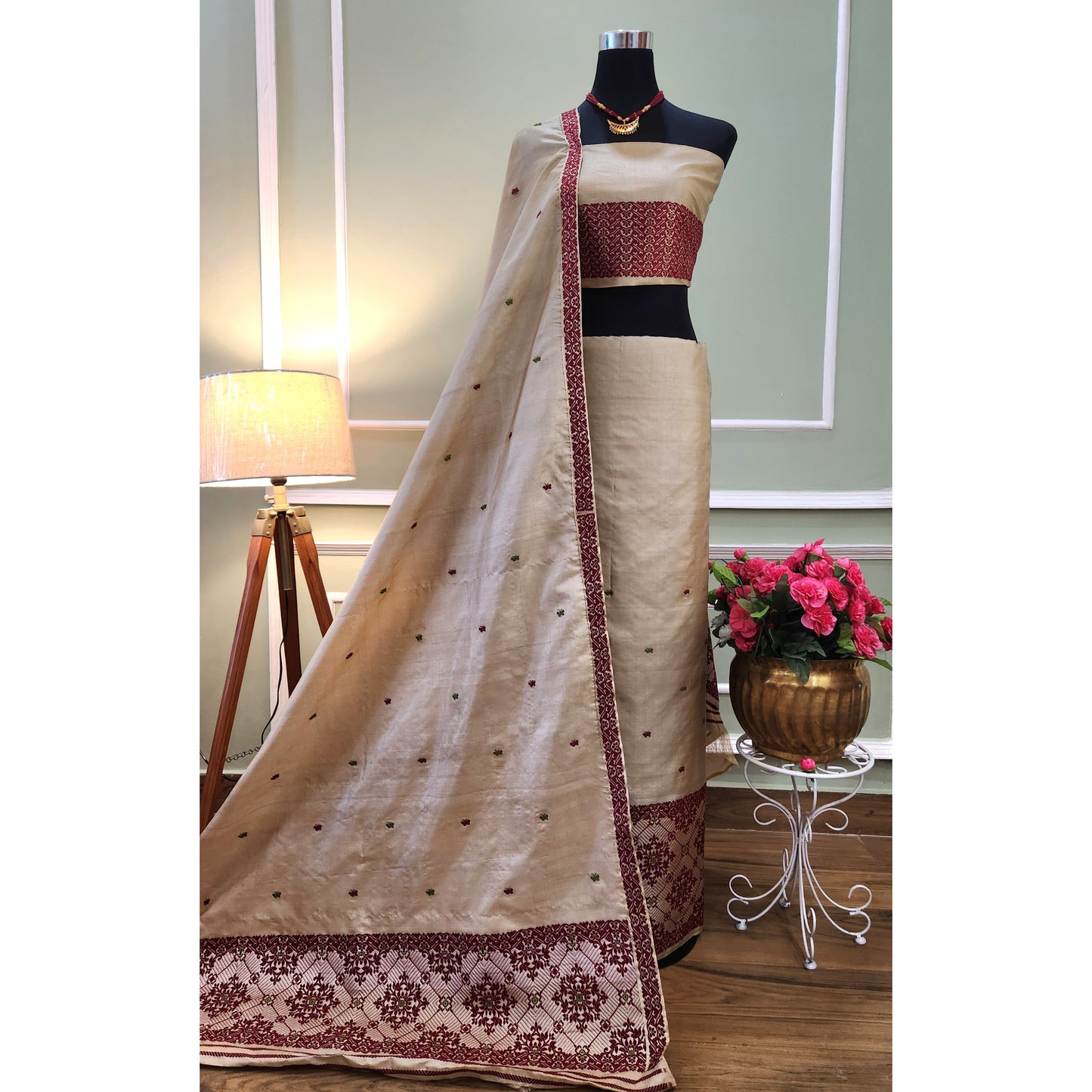 Tassar Silk Mekhela Chador