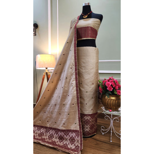 Tassar Silk Mekhela Chador