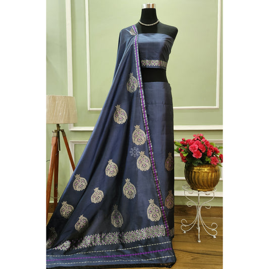 Pure Mulberry Silk Mekhela Chador