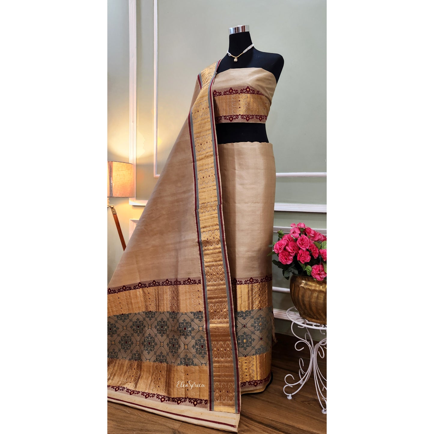 Tassar Silk Mekhela Chador