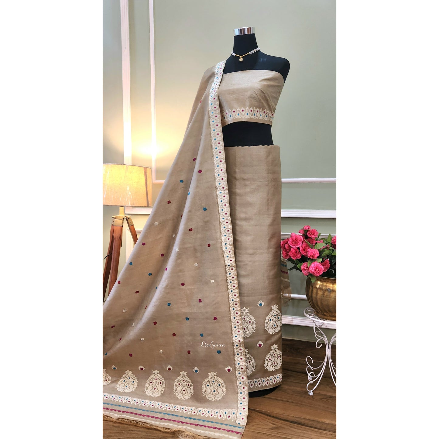 Tassar Silk Mekhela Chador