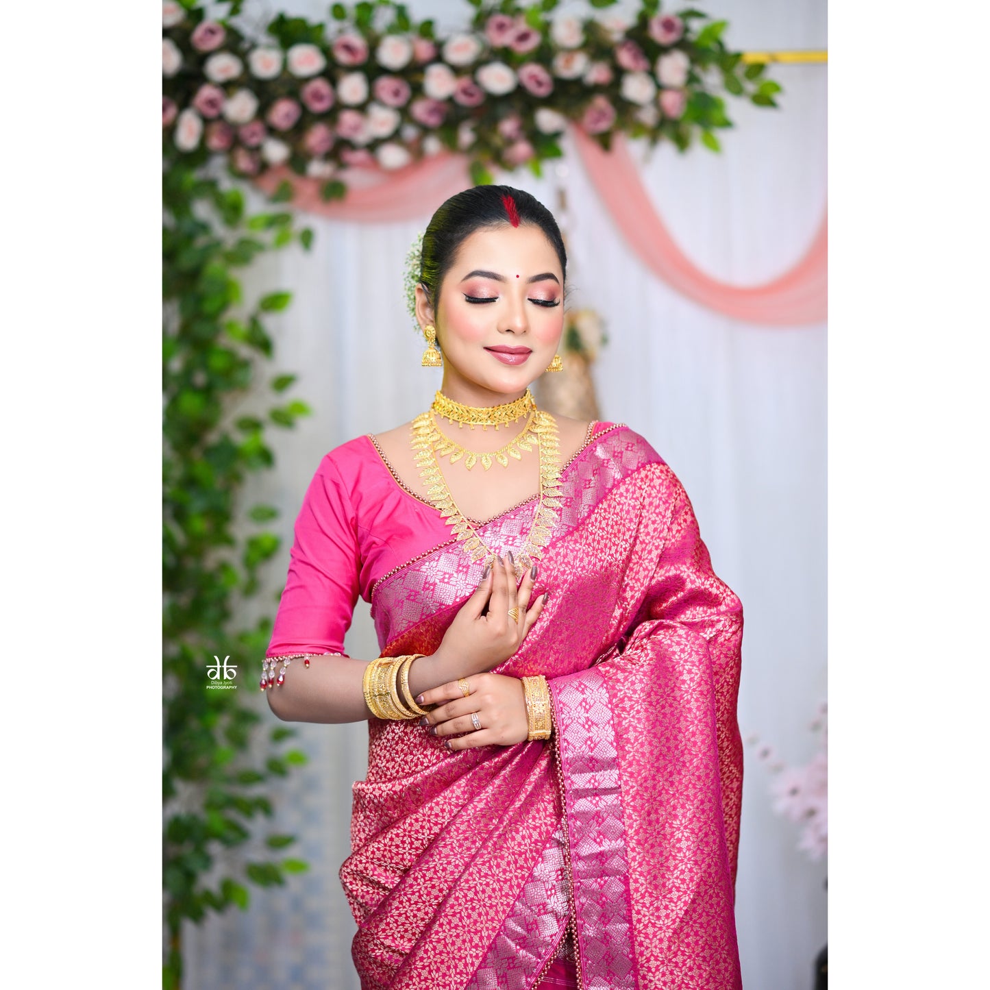 Bridal Mulberry Silk Mekhela Chador