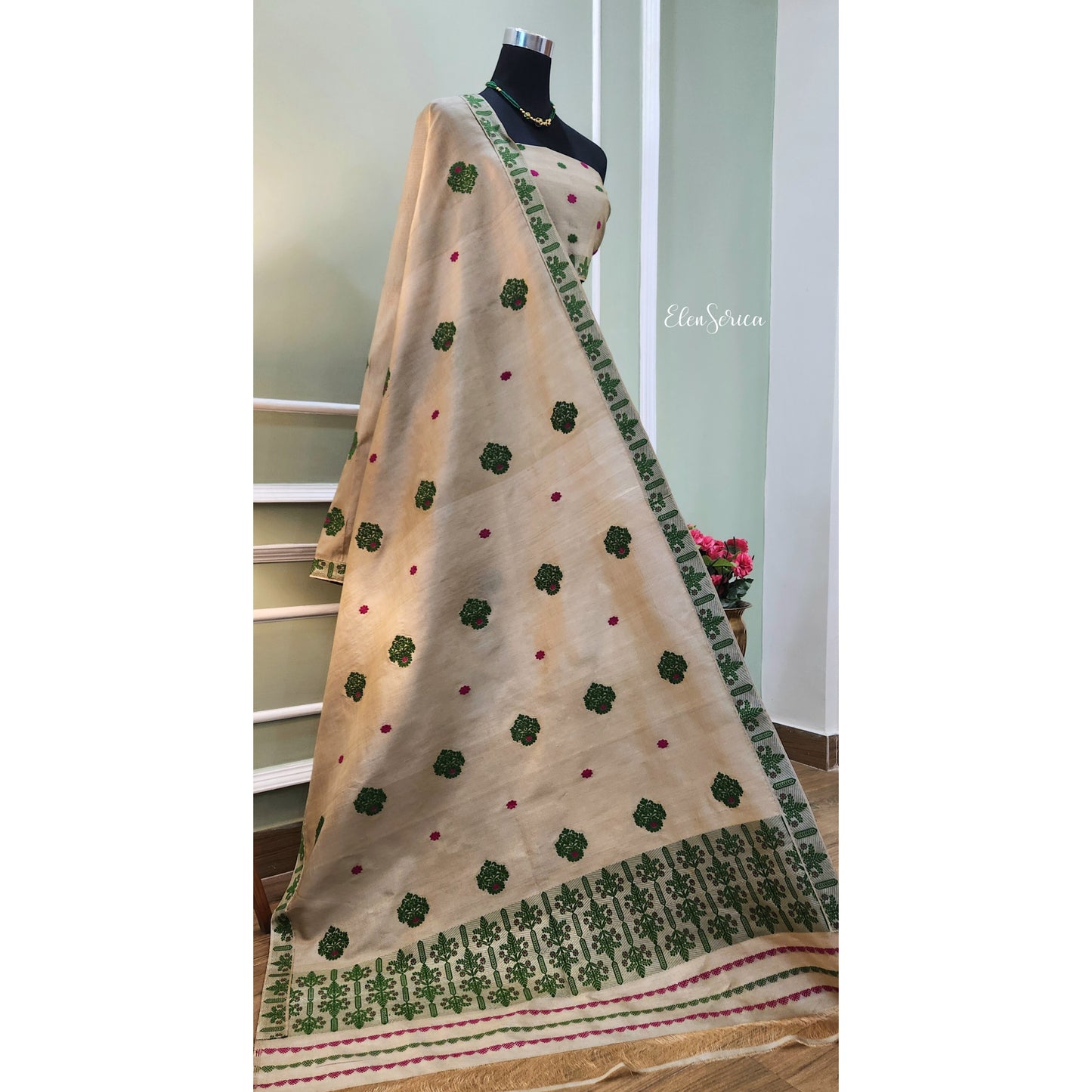 Tassar Silk Mekhela Chador