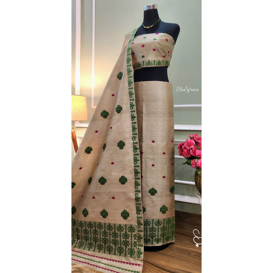 Tassar Silk Mekhela Chador