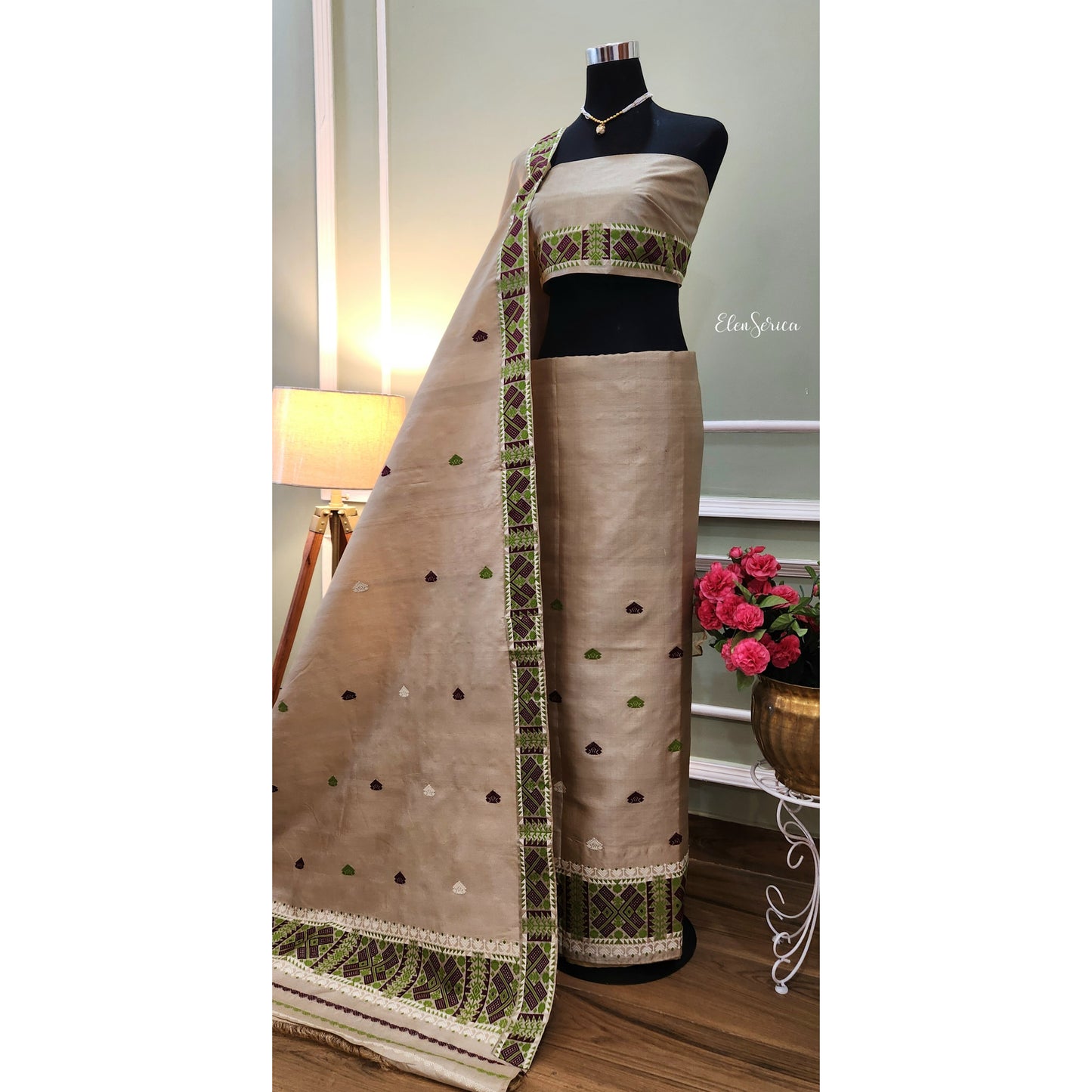 Tassar Silk Mekhela Chador
