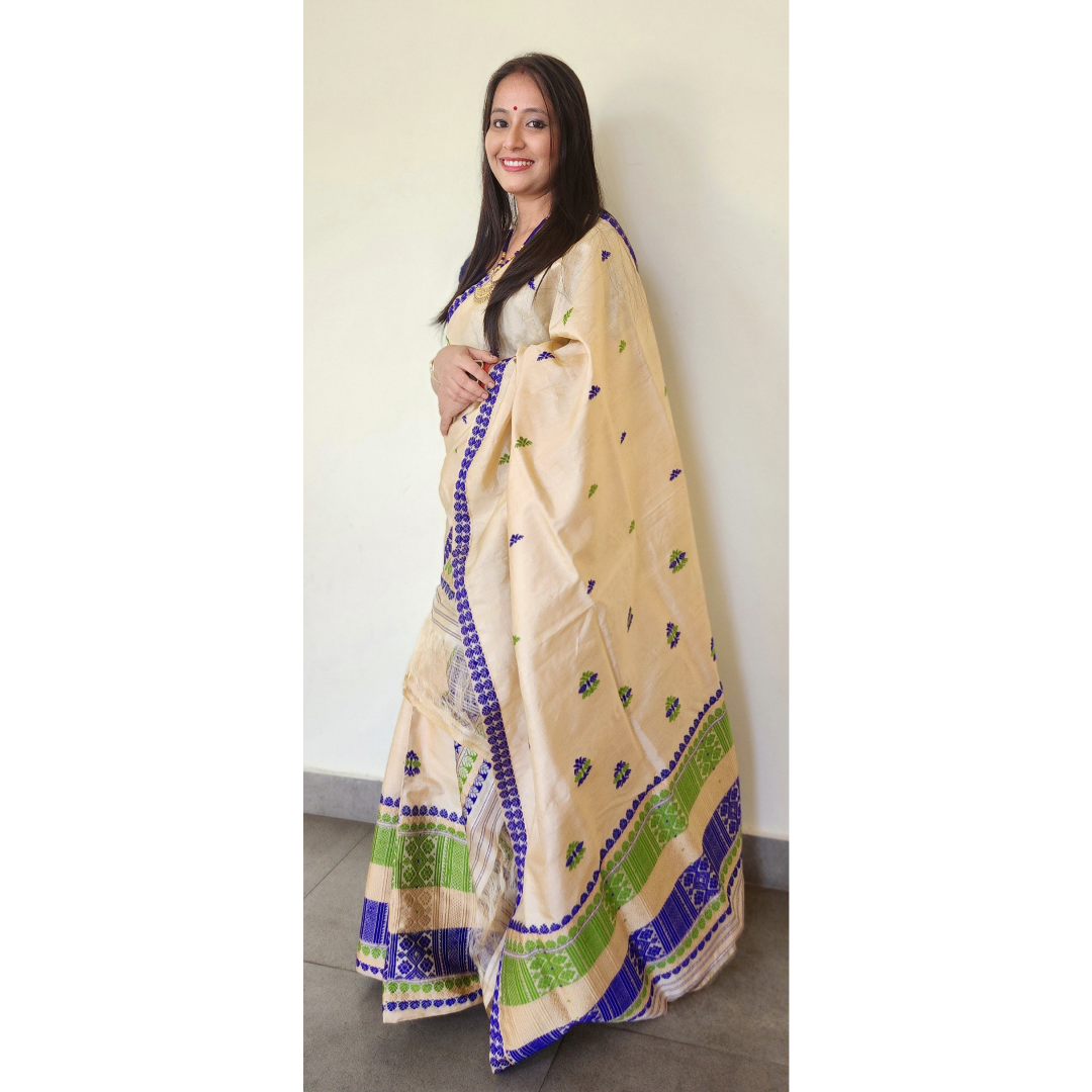 Tassar Silk Mekhela Chador