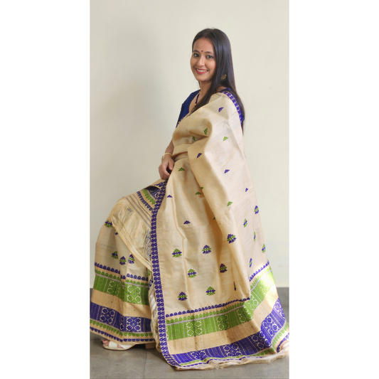 Tassar Silk Mekhela Chador