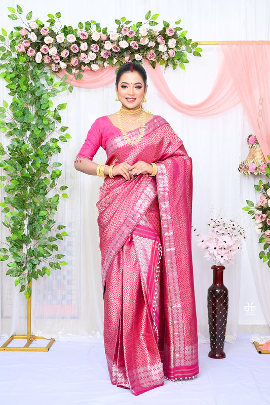 Bridal Mulberry Silk Mekhela Chador