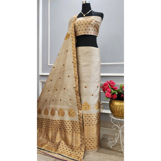 Tassar Silk Mekhela Chador