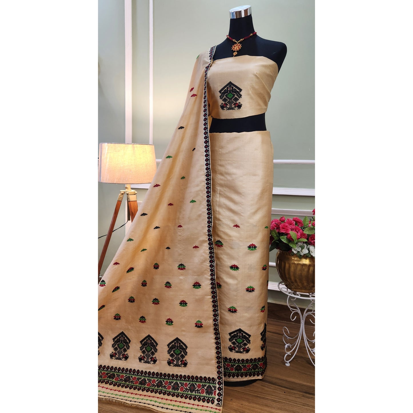Tassar Silk Mekhela Chador