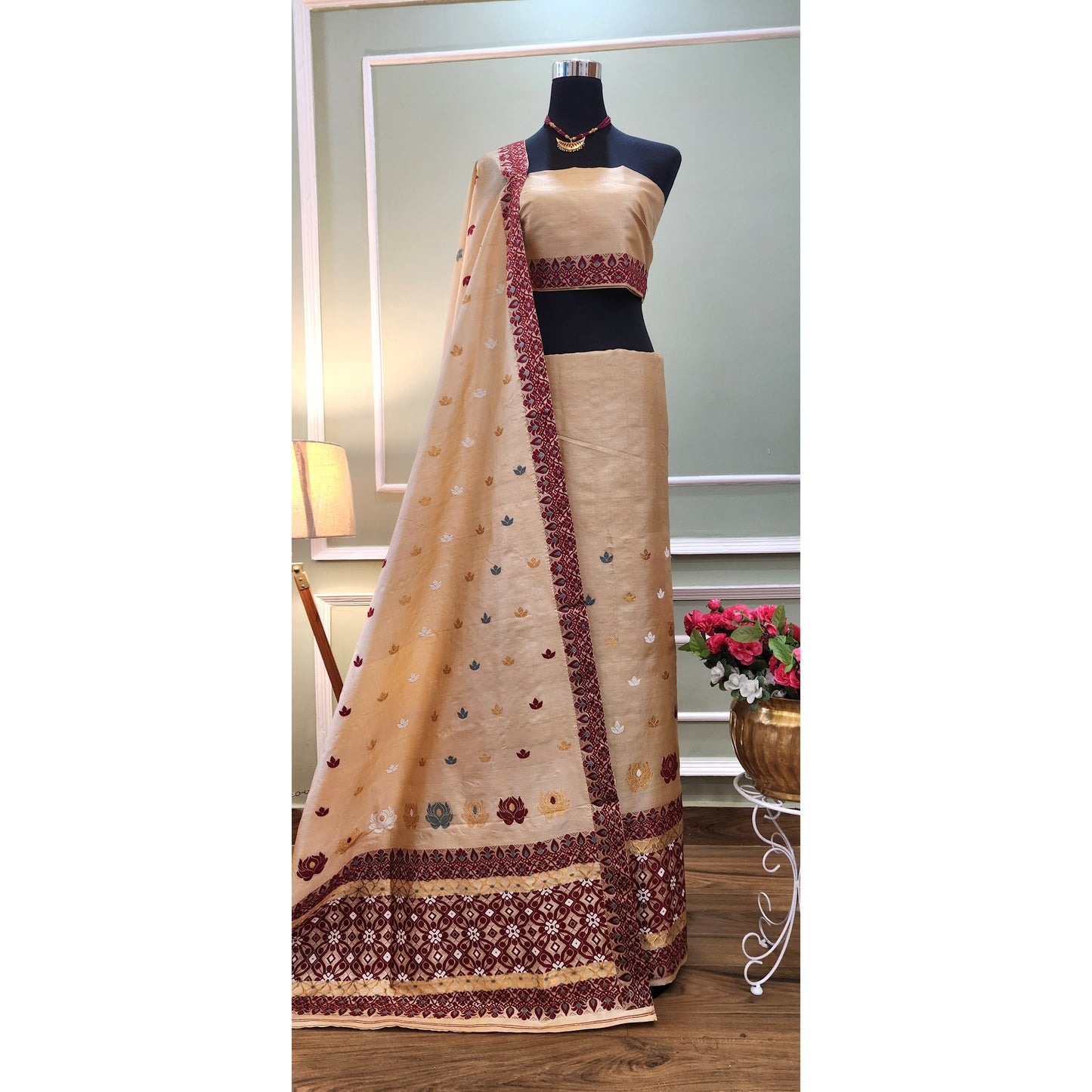 Tassar Silk Mekhela Chador