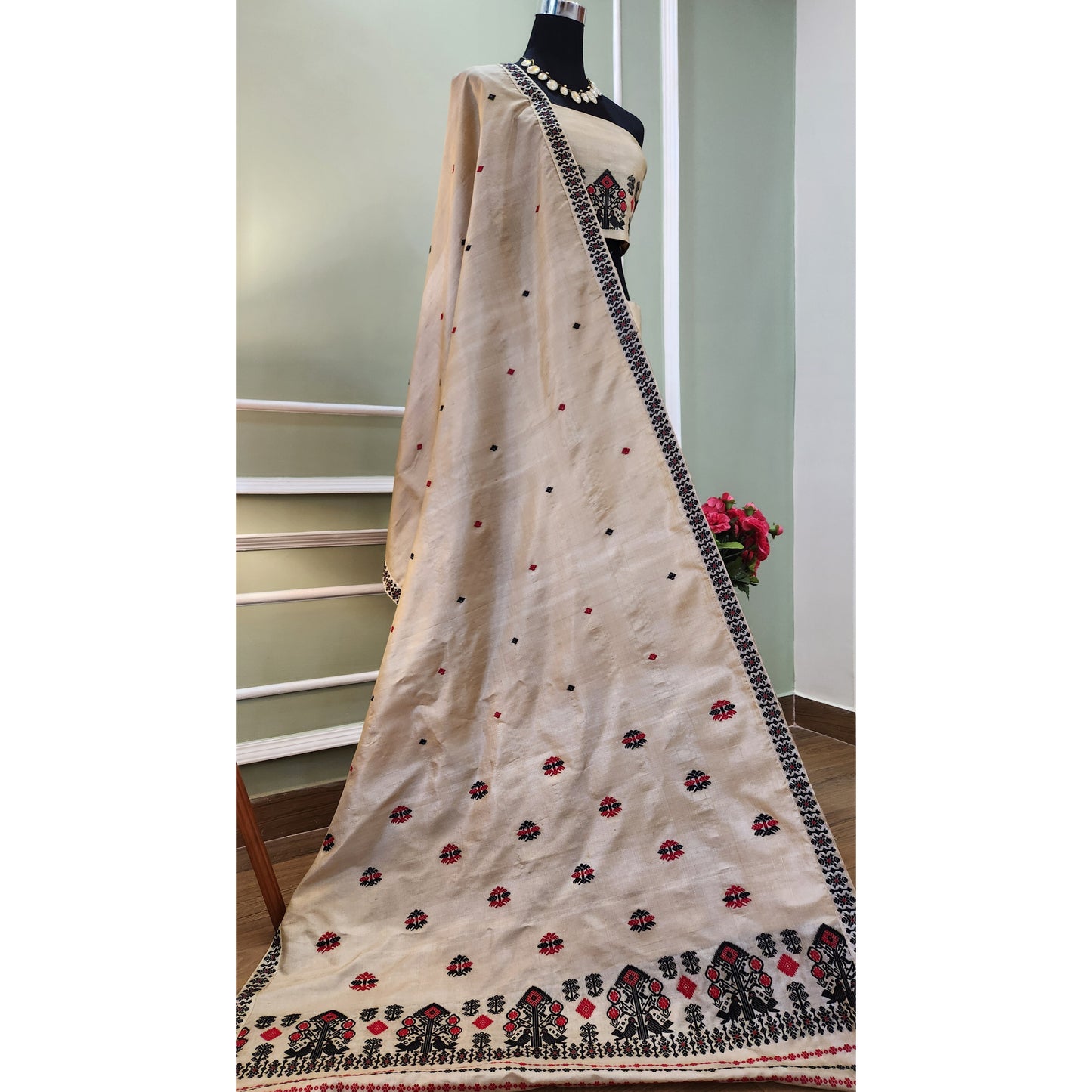 Tassar Silk Mekhela Chador