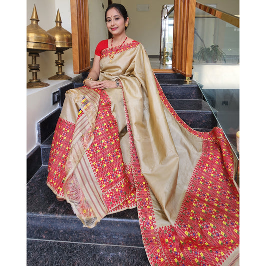 Tassar Silk Mekhela Chador