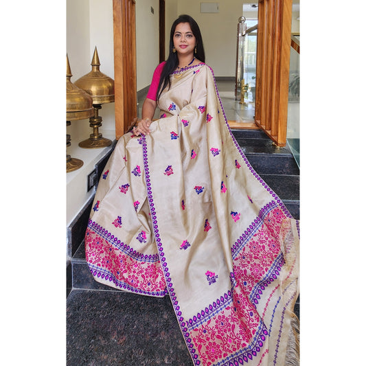 Tassar Silk Mekhela Chador