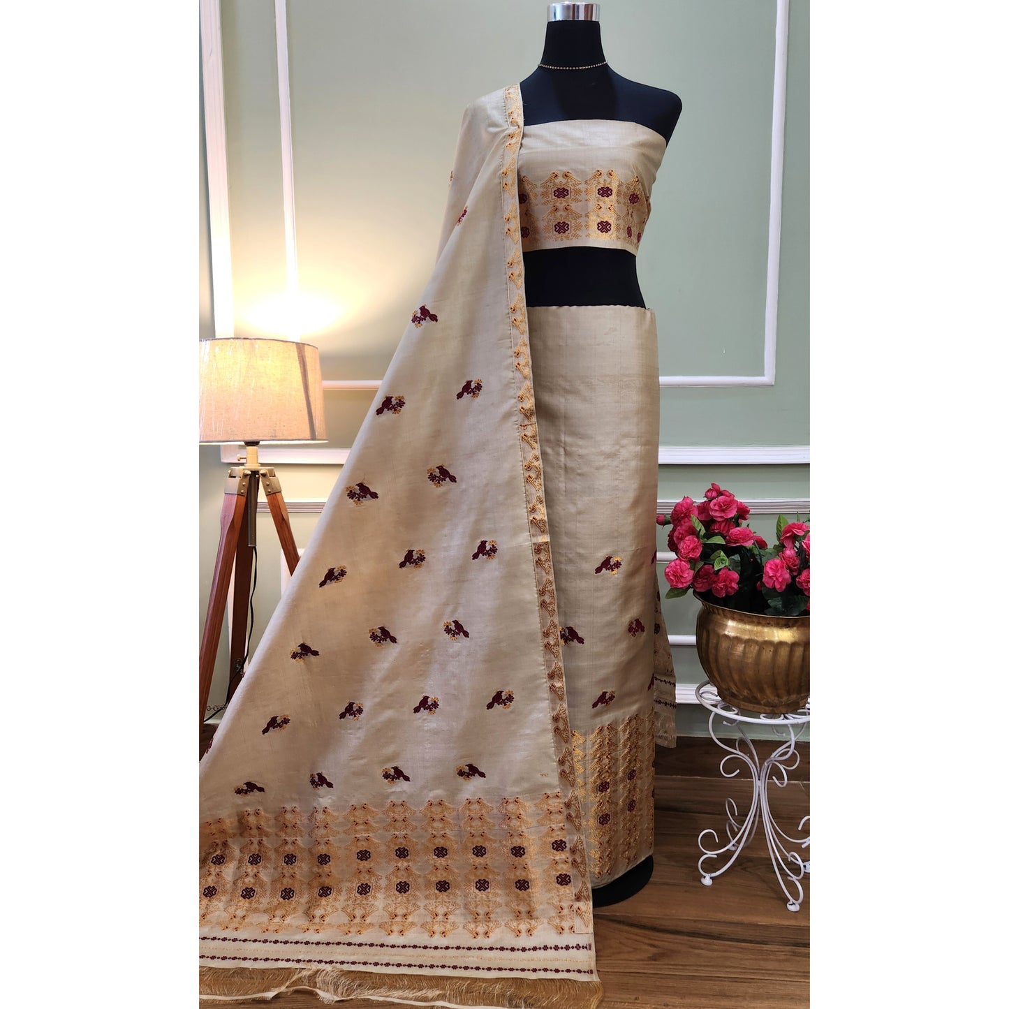 Tassar Silk Mekhela Chador