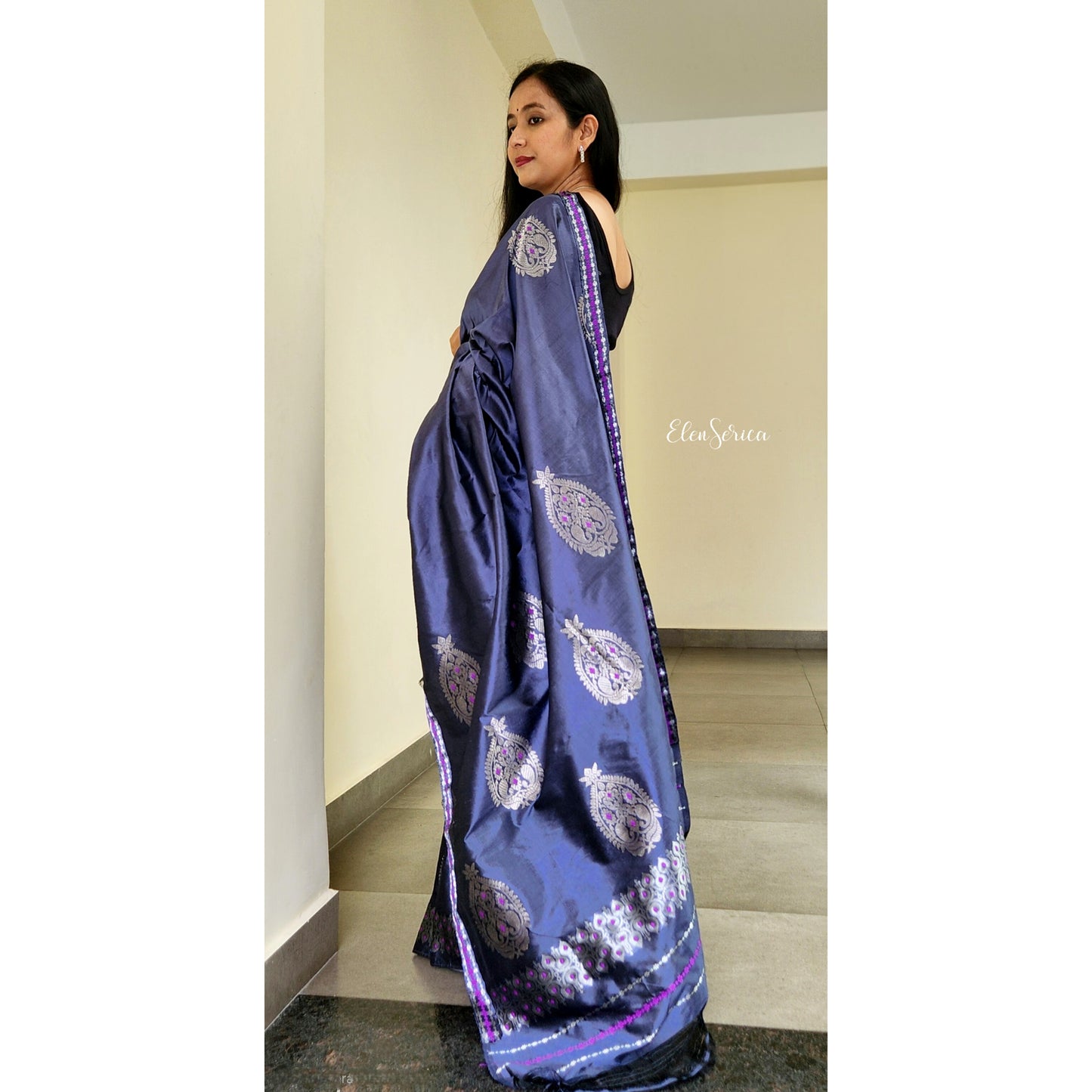 Pure Mulberry Silk Mekhela Chador