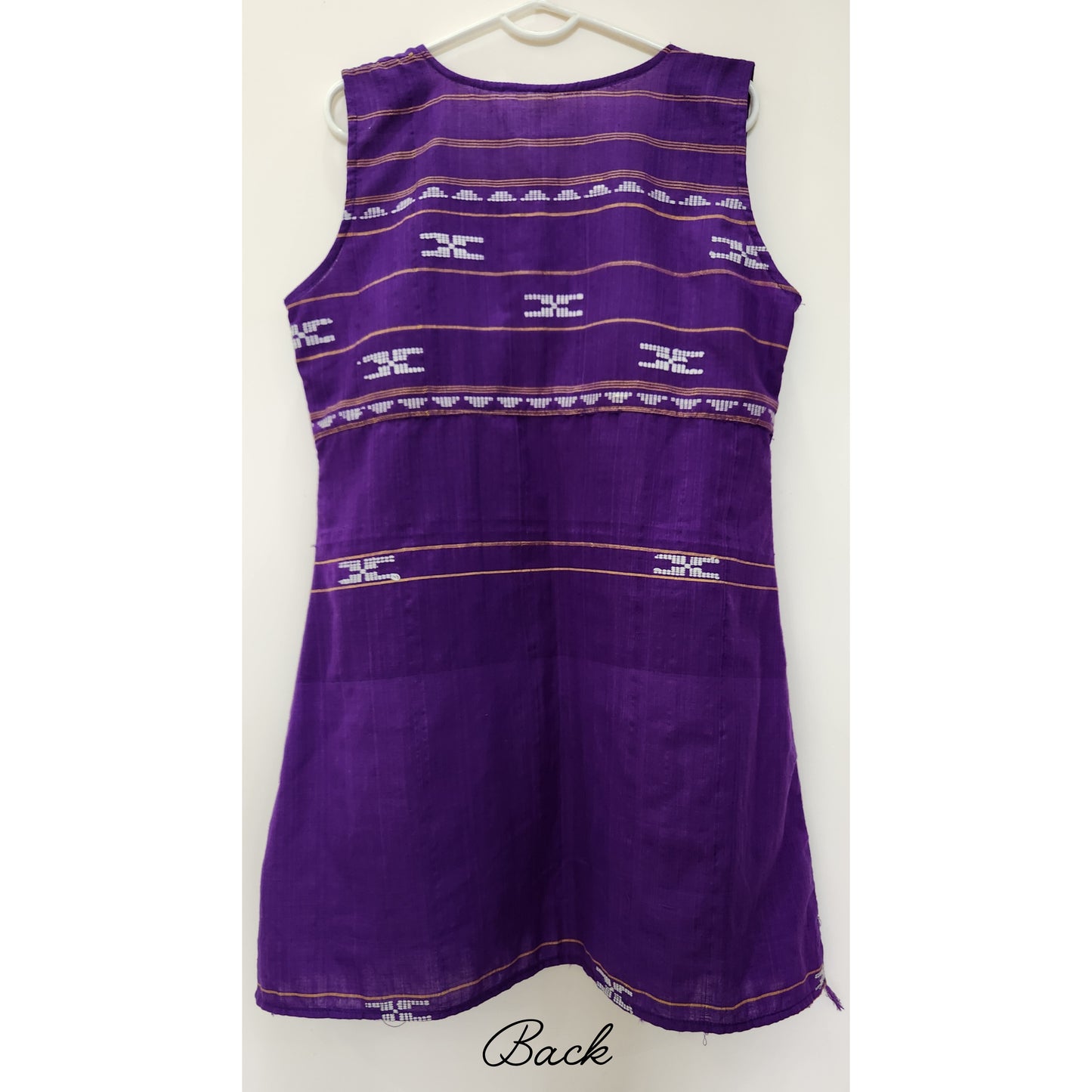 Royal Purple Handwoven Cotton Kurti