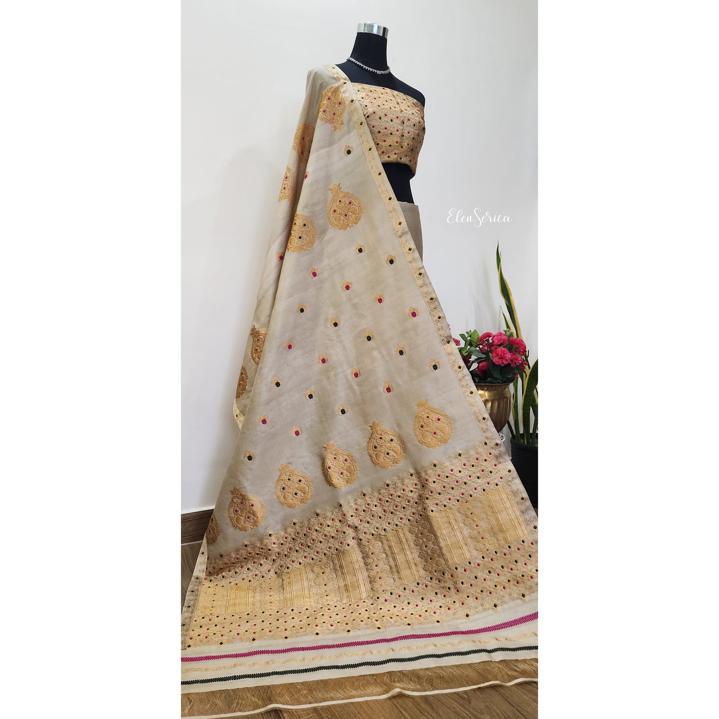 Tassar Silk Mekhela Chador