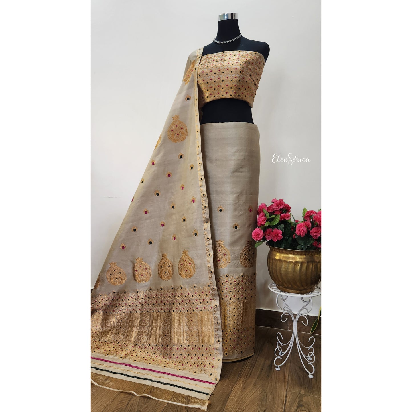 Tassar Silk Mekhela Chador