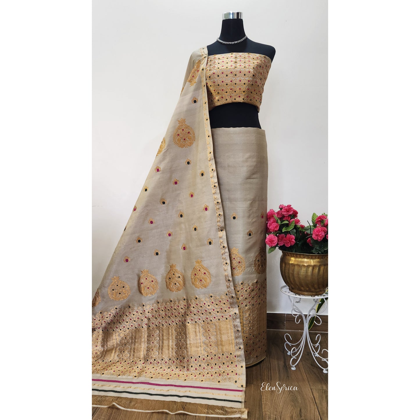 Tassar Silk Mekhela Chador