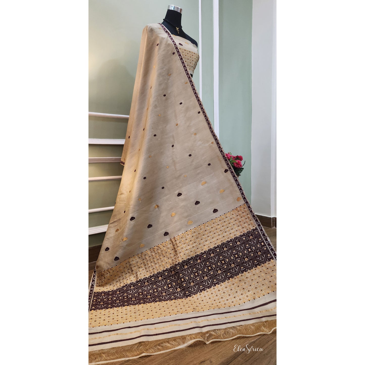 Tassar Silk Mekhela Chador