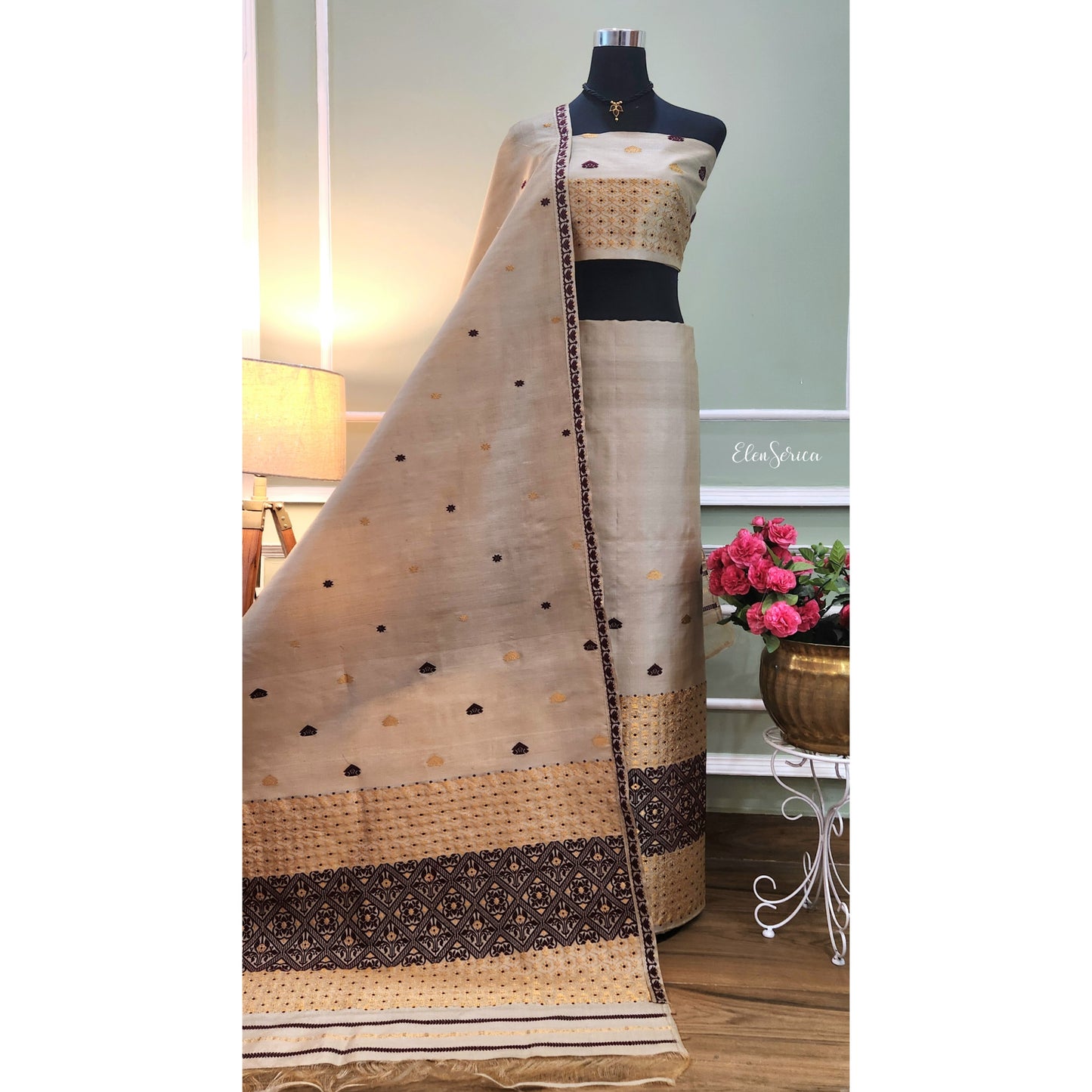 Tassar Silk Mekhela Chador