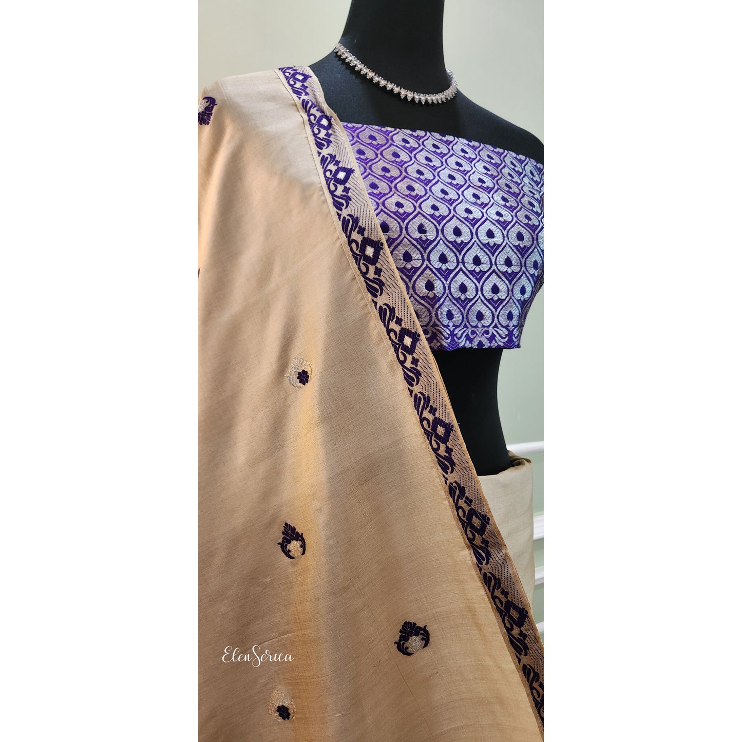 Pure Tassar Silk Mekhela Chador