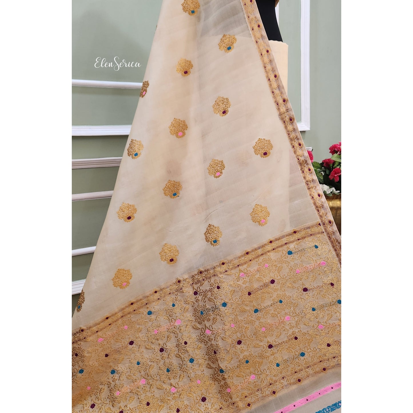 Tassar-Kesapaat Silk Mekhela Chador