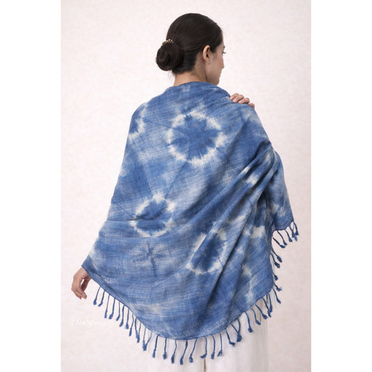 The Indigo Whisper Eri Stole