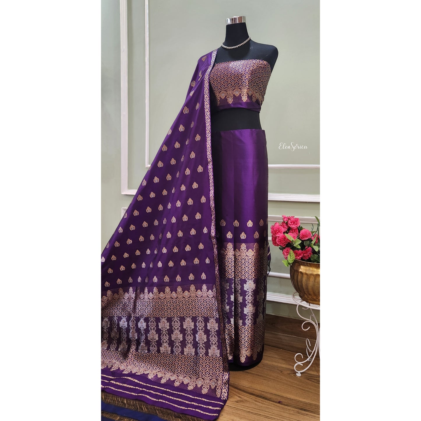 The Amethyst Royale Mekhela Chador