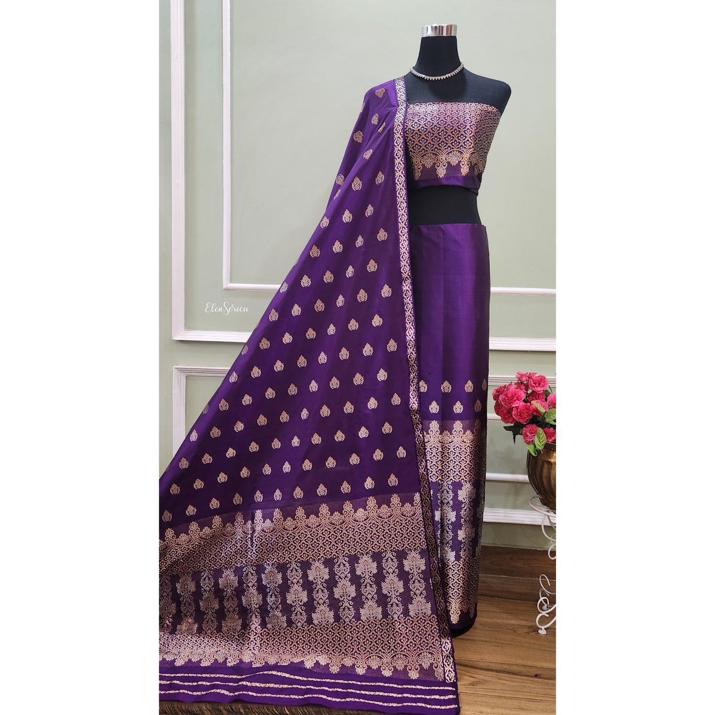 The Amethyst Royale Mekhela Chador