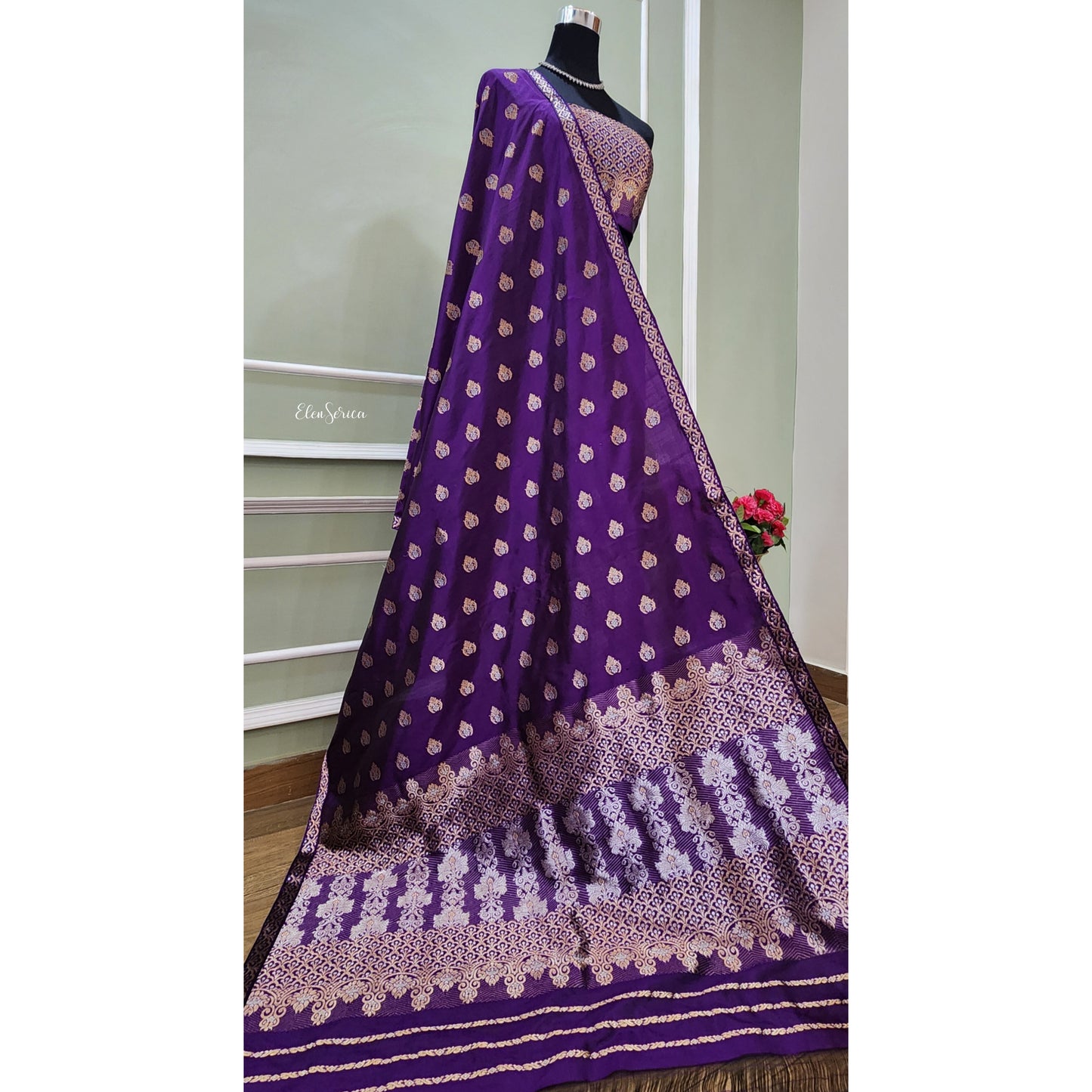 The Amethyst Royale Mekhela Chador