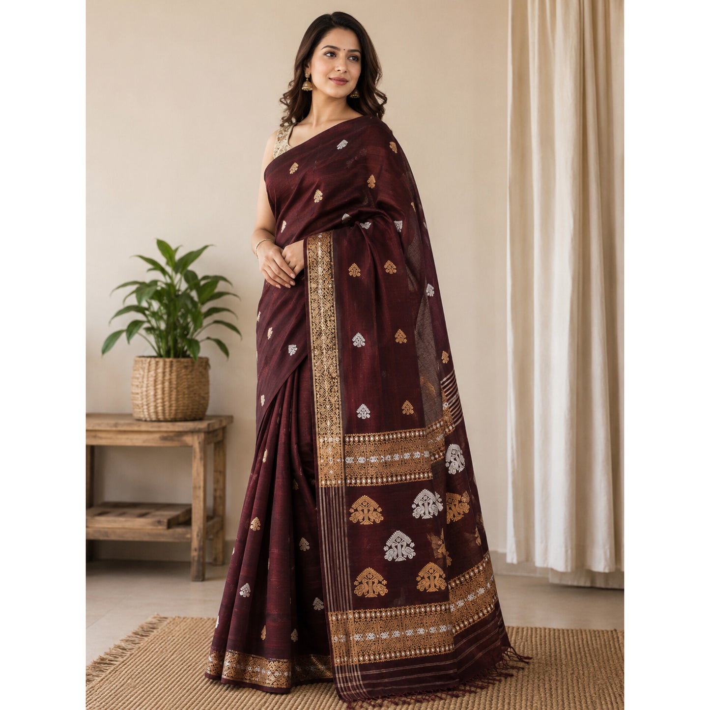 Rajnigandha Nuni Cotton Saree