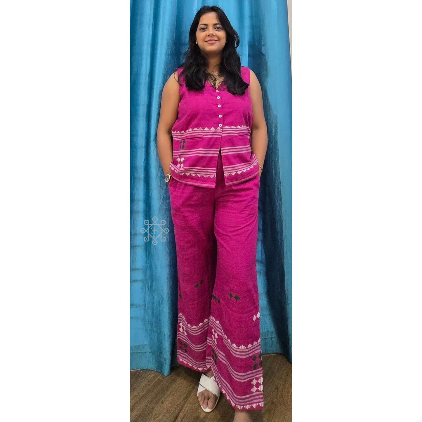 Classic Handloom Cotton Co-ord Set