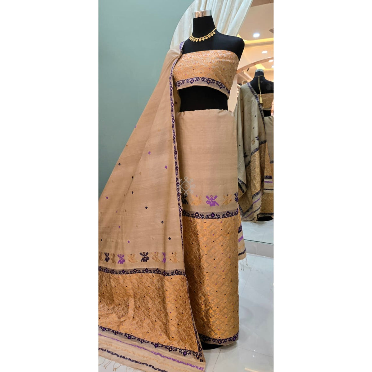 The Royal Tussar Mekhela Chador