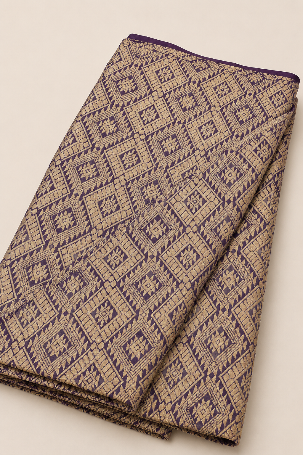 Purple Heritage Saree
