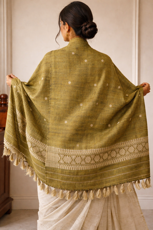 The Golden Eri Shawl