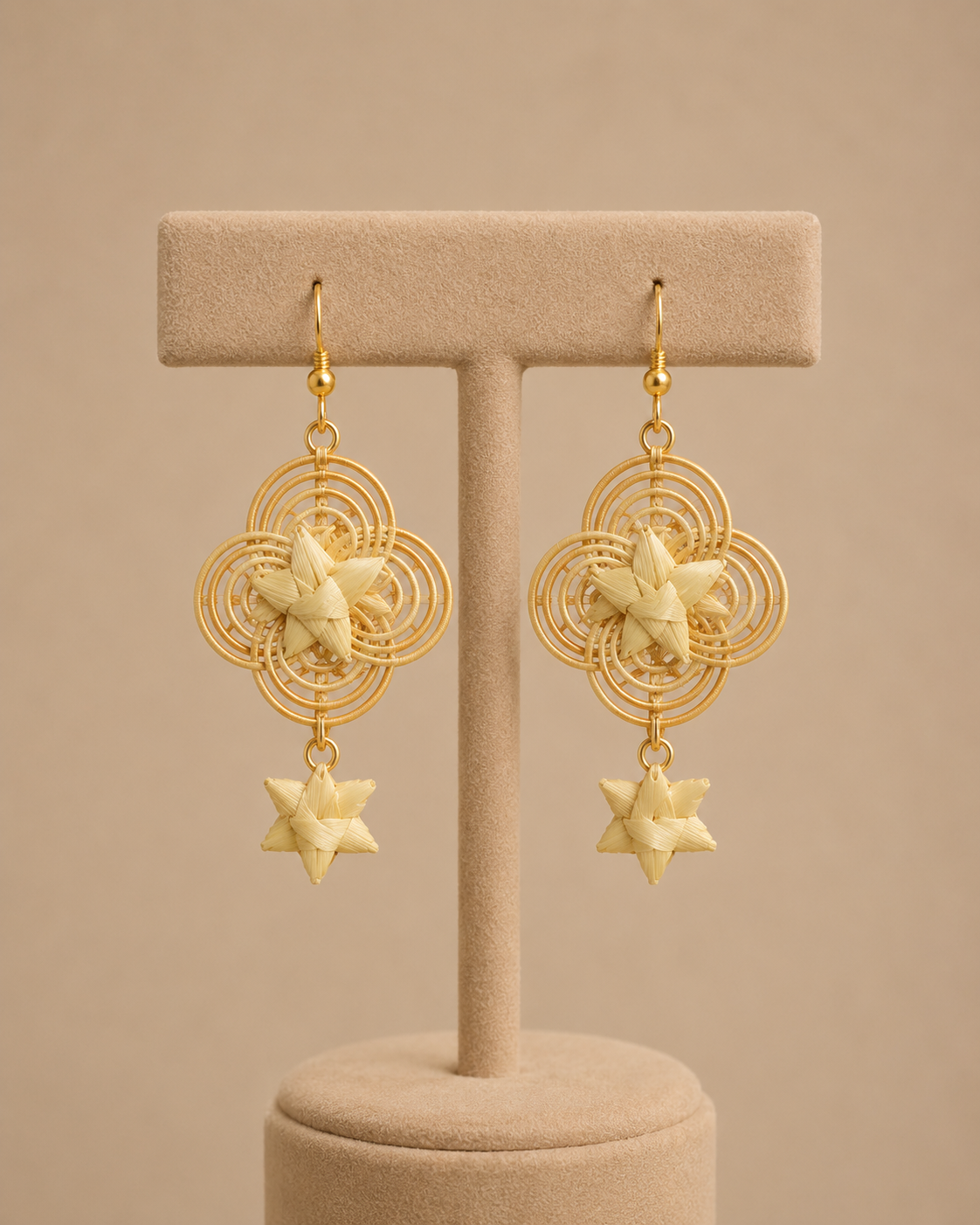 Bamboo Cane Earrings
